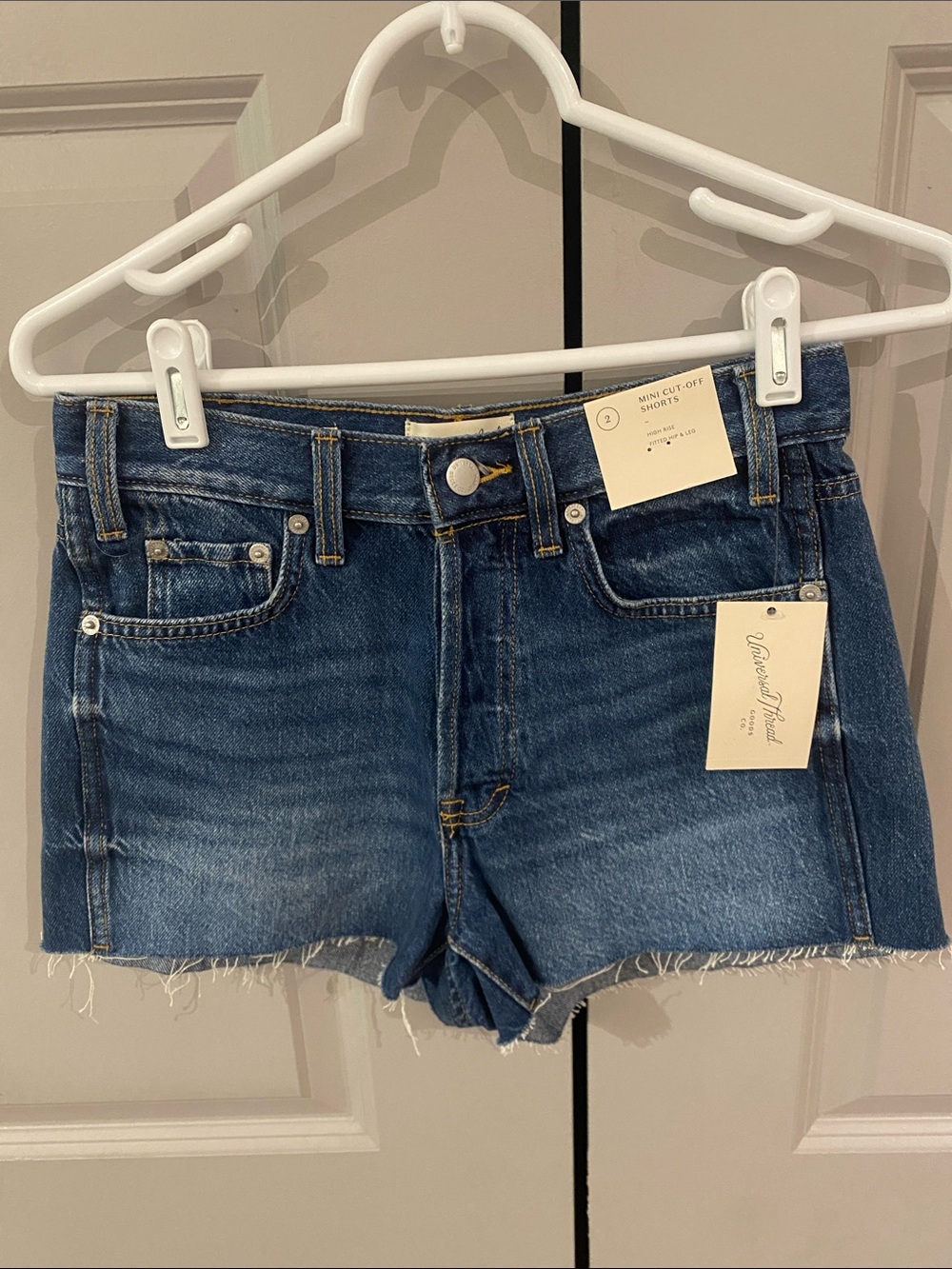 Target mini cut off shorts high rise - new with tags